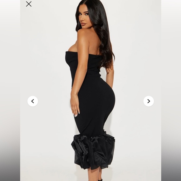 Fashion Nova Black Midi Dress - Picture 15 of 16